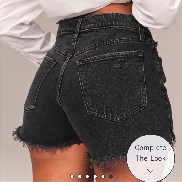 Abercrombie & Fitch Shorts Abercrombie Fitch Curve Love Black